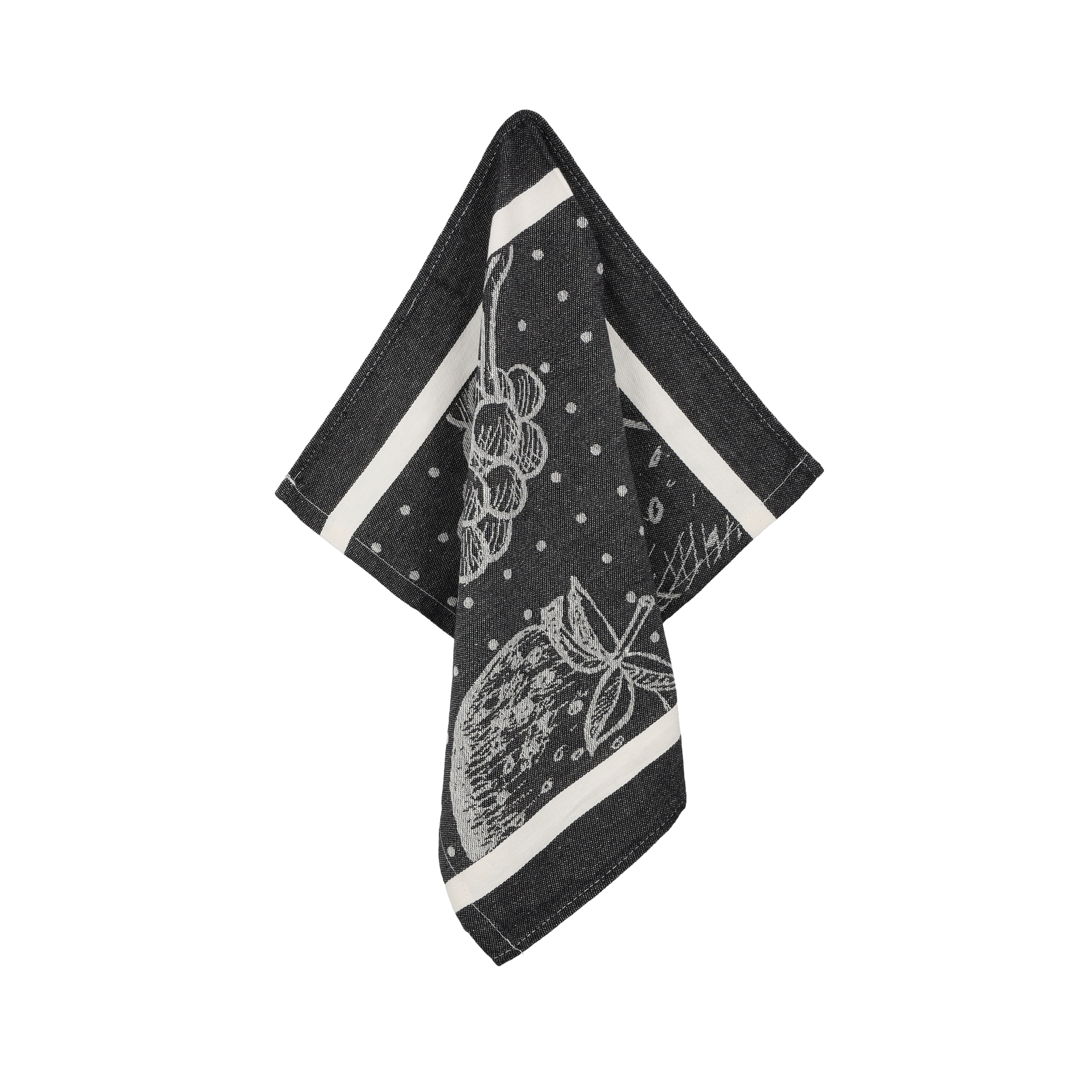 Charcoal Harvest Cotton Kitchen Towel