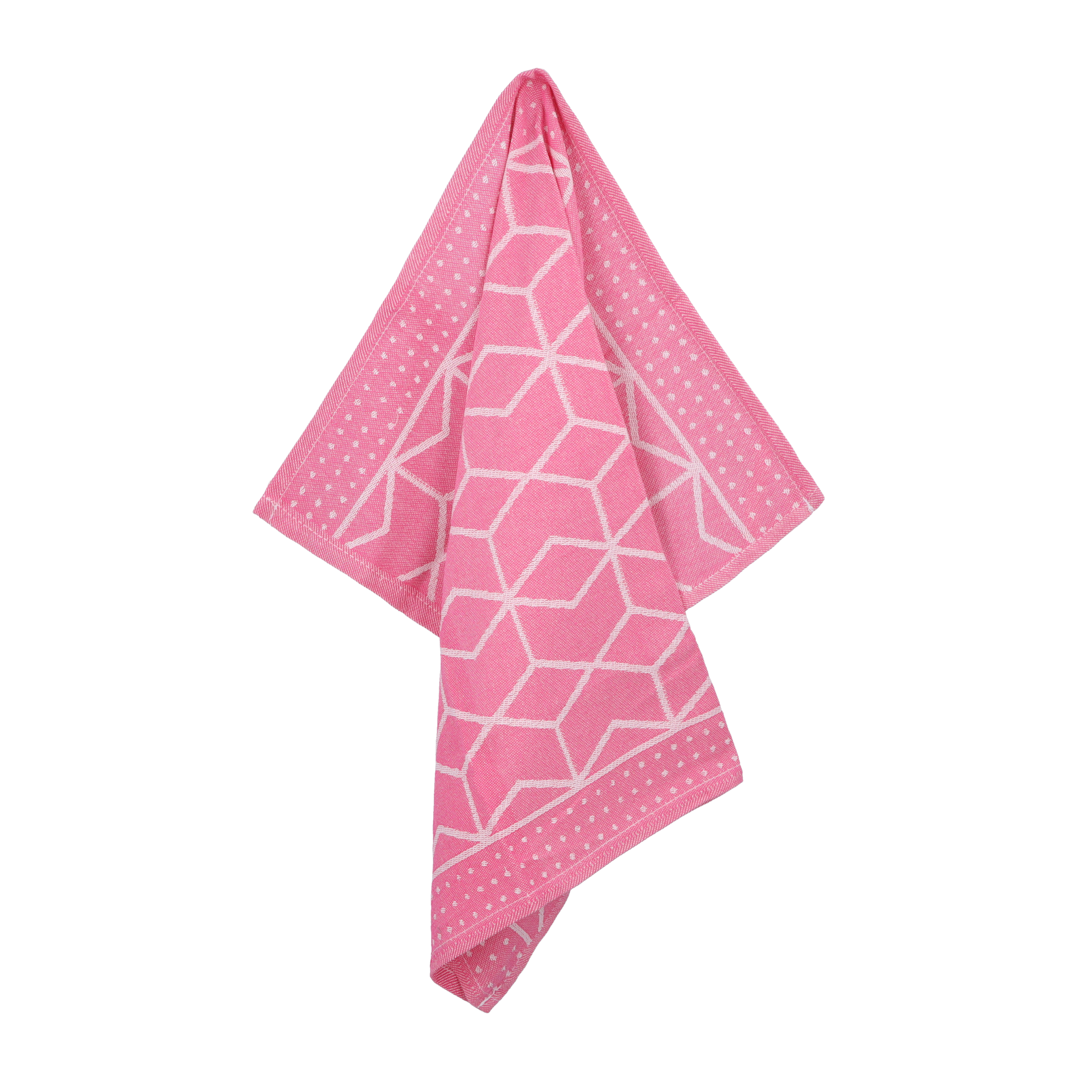 Blush Geo Cotton Hand Towel