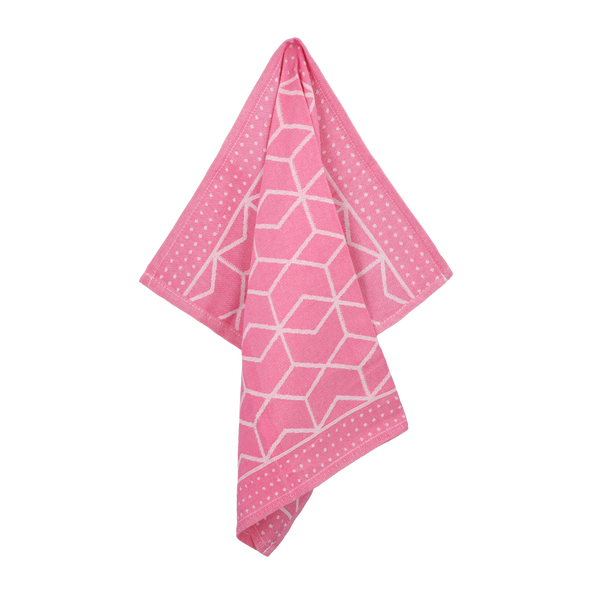 Blush Geo Cotton Hand Towel
