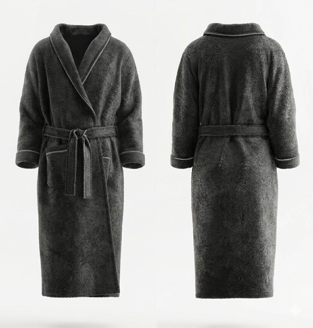 Charcoal Bathrobe