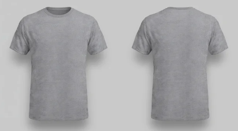 Classic Grey Crew Neck T-Shirt