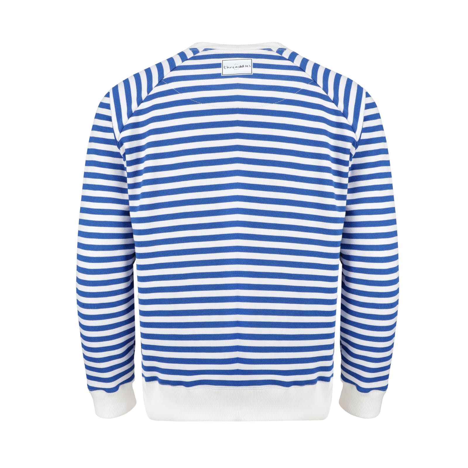 Classic Blue Stripe Crewneck Sweatshirt
